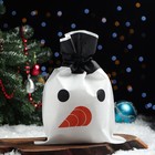 Мешок подарочный "Снеговик", 22 x 31 см - фото 321301363
