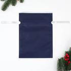 Мешок подарочный новогодний «Золотые снежинки», 22×31 см - Фото 3