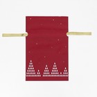 Мешок подарочный "Волшебный лес" красный, 20 x 30 см (комплект 5 шт) - фото 23046389