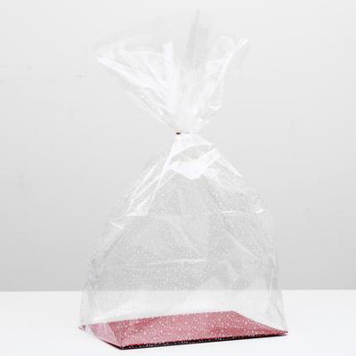 Пакет "Подарочный", с жестким дном, микс, 28 х 40 х 70 см