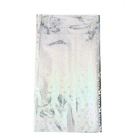 Скатерть «Голография», 137×183 см, серебряная