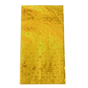 Скатерть «Голография» звёзды, 137 × 183 см, цвет золото