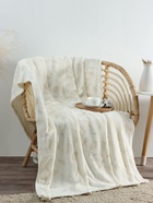 Плед «Этель. Перья», 150×200 см, корал-флис 7155697