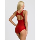 Купальник женский для бассейна Atemi SWAE 01C, цвет красный, размер 42 - Фото 3