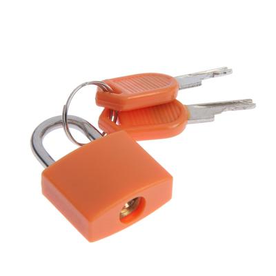 Замок навесной для чемодана, 20×35 мм, оранжевый