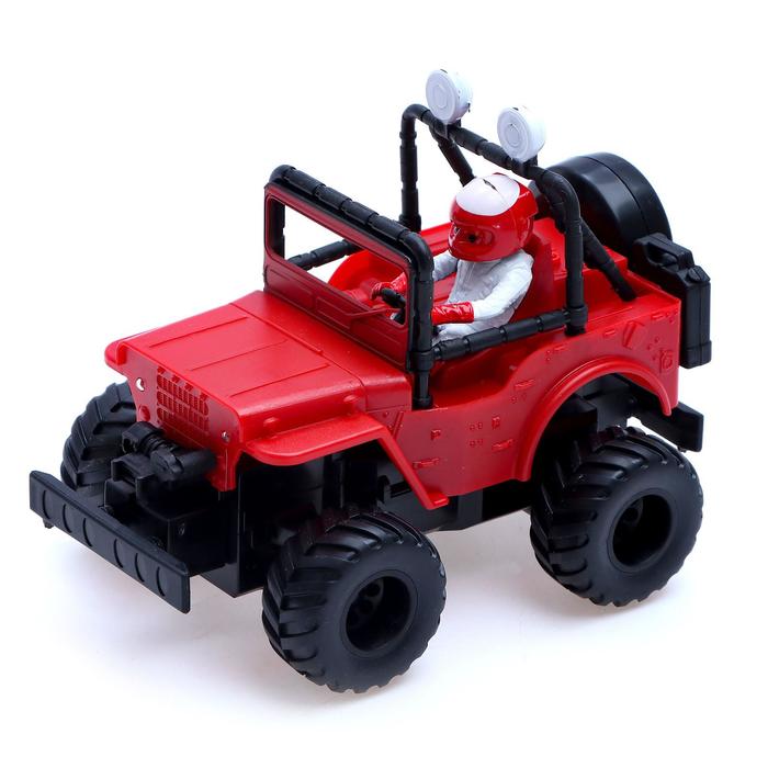 Джип радиоуправляемый «Армия», работает от батареек 50936