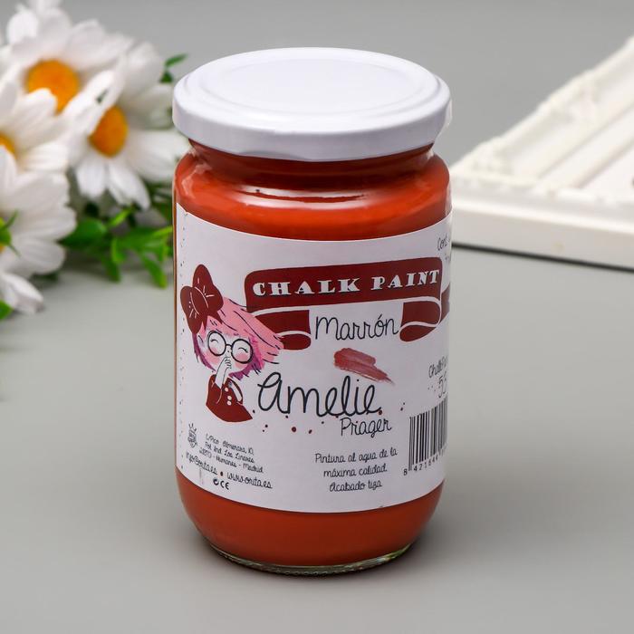 Меловая краска AMELIE, коричневый, 280 мл