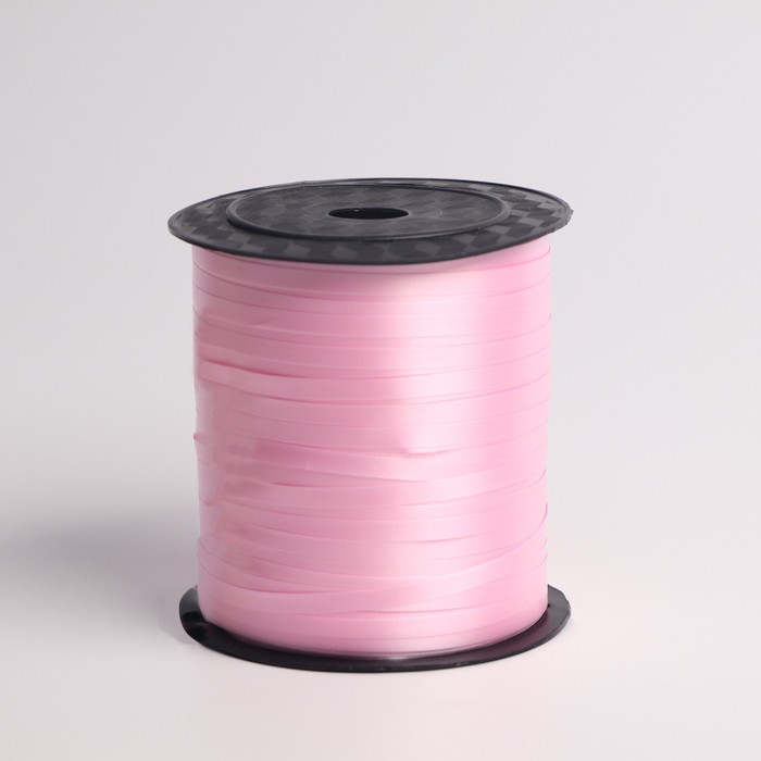 Лента упаковочная розовая, микс, 5 мм х 225 м - фото 1899458550