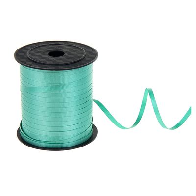 Лента упаковочная простая, цвет зелёный, 0,5 см х 225 м