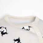 Комбинезон Крошка Я "Пингвин", рост 74-80 см, серый - Фото 2