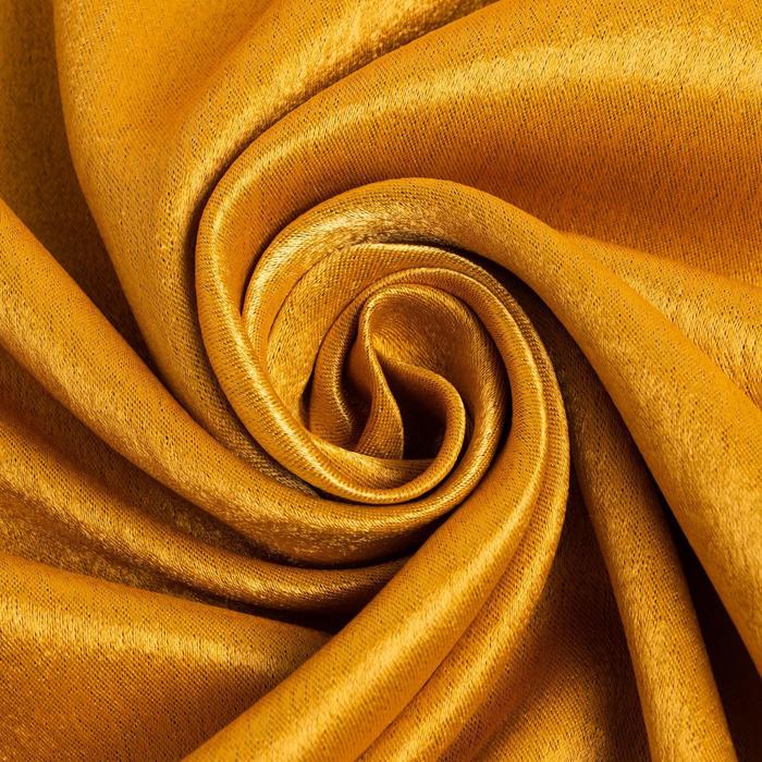 Штора портьерная Этель "Классика"цв.желтый, 130*300 см,100% п/э - фото 1907291529
