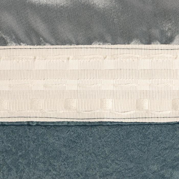 Штора портьерная Этель "Классика"цв.бирюзовый, 130*300 см,100% п/э - фото 1926269440