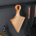 Доска для пиццы Доброе дерево, 25×15 см, массив ясеня - Фото 4