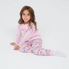 Пижама для девочки, цвет розовый, рост 104 см - Фото 6