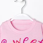 Пижама для девочки, цвет розовый, рост 104 см - Фото 8