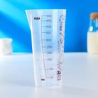 Стакан мерный «Поварёнок», 500 мл, h=16.5 см, d=8 см, пластик, прозрачный - Фото 3