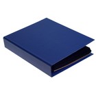 Альбом вертикальный для значков, с листами на ткани, 230 х 270 мм, бумвинил, синий - фото 9242065