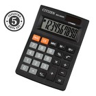 Калькулятор настольный Citizen "SDC-022SR", 10-разрядный, 88 х 127 х 23 мм, двойное питание, черный - Фото 1