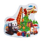 Пазл деревянный «Новый год! Машинки», 14 элементов - Фото 4