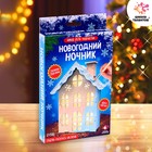 Новый год! Набор для творчества «Новогодний ночник из дерева. Домик», светящийся 6783140 - фото 71935102