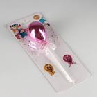 Топпер для торта «Шар», 19×5 см, цвет розовый - фото 61879248