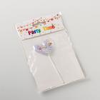 Топпер для торта «Конфетти. Сердечко», 12×5 см 6912069