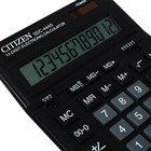 Калькулятор настольный Citizen "SDC-444S", 12-разрядный, 153 x 199 x 31 мм, двойное питание, черный - Фото 6
