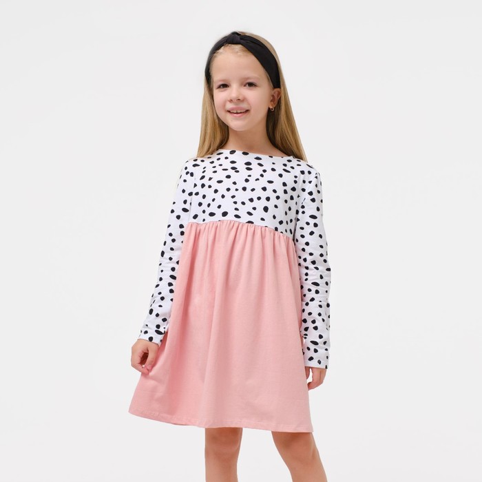 Платье детское с длинным рукавом KAFTAN «Amore», размер 30 (98-104)