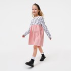 Платье детское с длинным рукавом KAFTAN "Amore", размер 30 (98-104) - фото 34056190