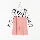 Платье детское с длинным рукавом KAFTAN "Amore", размер 32 (110-116) - фото 34056200