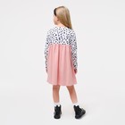 Платье детское с длинным рукавом KAFTAN "Amore", размер 34 (122-128) 5425427 - фото 13911094