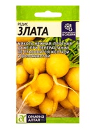 Семена Редис "Злата", Сем. Алт, ц/п, 2 г - Фото 1