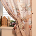 Комплект штор для кухни с подхватами «Этель» Christmas forest, 2 шт., бежевые, 145×180 см - Фото 7