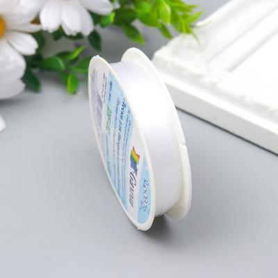 Леска для бисера d=0.2 мм 100 м ± 0.5 м №01 белый