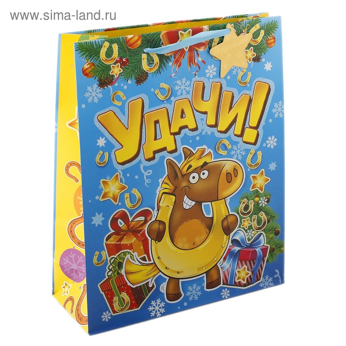 Пакет ламинированный ML символ Лошадка в подкове - Фото 1