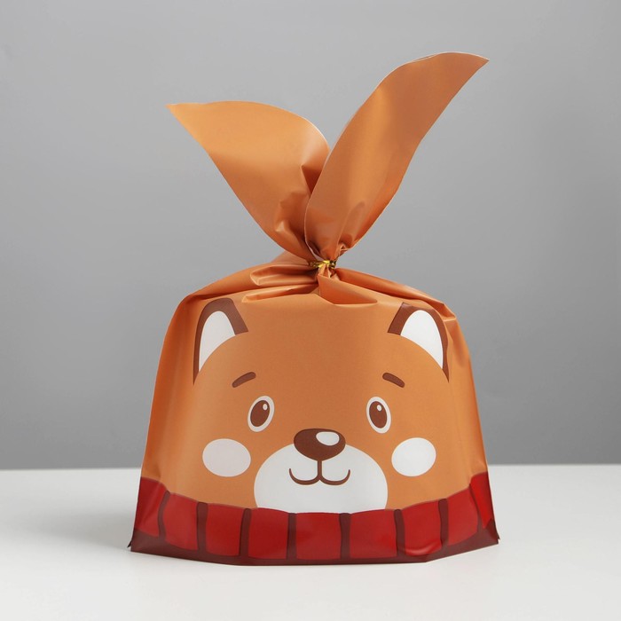 Мешок подарочный «Мишка», 21 × 33 см