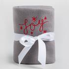 Набор подарочный Joy плед, носки, брелок, резинки - Фото 3