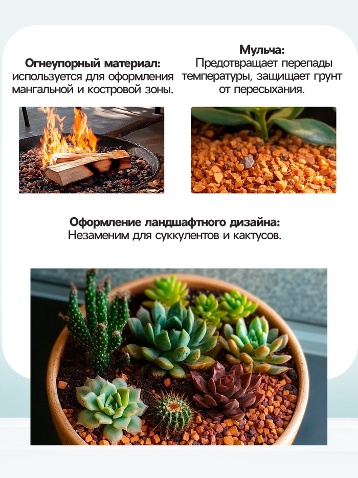 

Крошка шамотного кирпича "Рецепты дедушки Никиты", фр 5-20, 3 кг