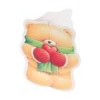 Открытка формовая «Мишка» (комплект 3 шт) - фото 48464247