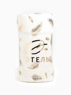 Плед «Этель. Перья», 180×200 см, корал-флис 7155698