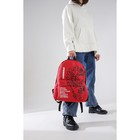 Рюкзак «Герб», 31х13х41, отд на молнии, н/карман, красный - фото 8675024
