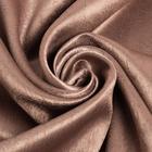 Штора портьерная на люверсах «Этель. Классика», коричневая, 250×265 см - Фото 3