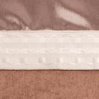 Штора портьерная Этель «Классика»цв.коричневый, 145*265 см,100% п/э - фото 3733208