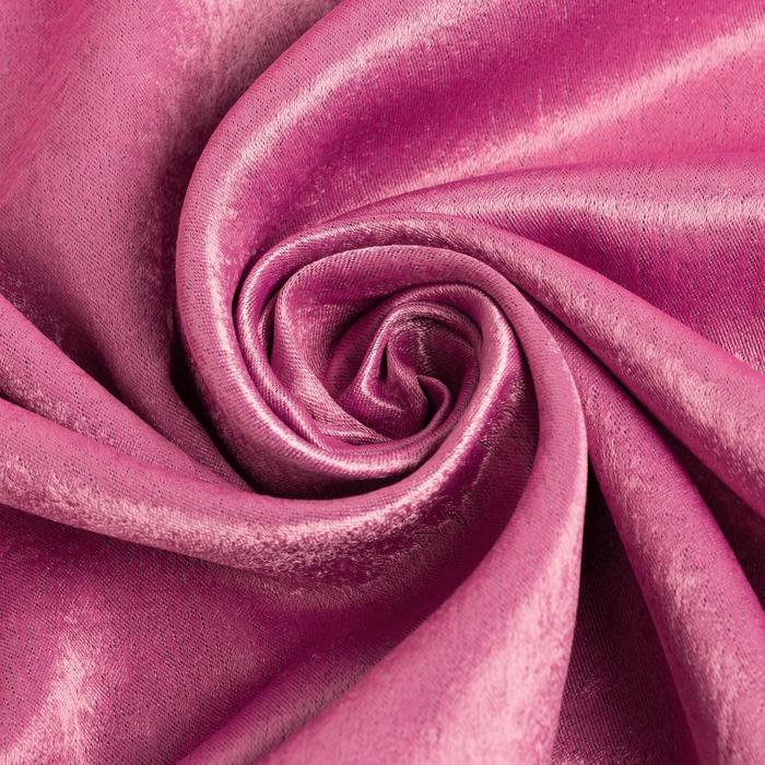 Штора портьерная Этель «Классика»цв.розовый, 145*265 см,100% п/э - фото 1907292369