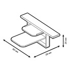 Заглушка для трековых шинопроводов Gauss, цвет белый - Фото 4