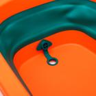 Ванночка детская складная со сливом, «Краб», 67 см., цвет бирюзовый/оранжевый - Фото 4