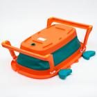 Ванночка детская складная со сливом, «Краб», 67 см., цвет бирюзовый/оранжевый - Фото 6