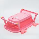 Ванночка детская складная со сливом, «Краб», 67 см., цвет розовый - Фото 6