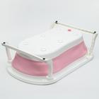 Ванночка детская складная со сливом, 75 см, цвет розовый - Фото 4