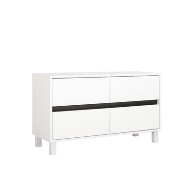 Тумба ТВ Квадро 13.277, 1000×368×540, цвет белый премиум